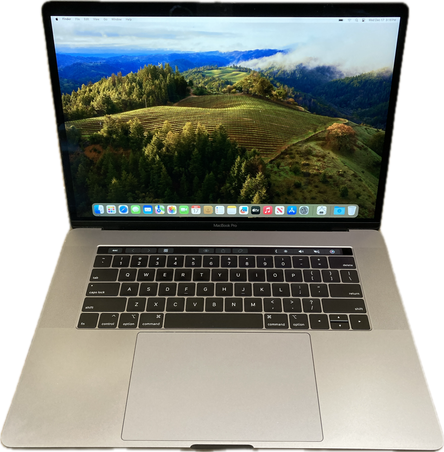 Apple MacBook Pro 15" 2018 i7-8750H 32GB RAM 512SSD Radeon Pro 555X READ