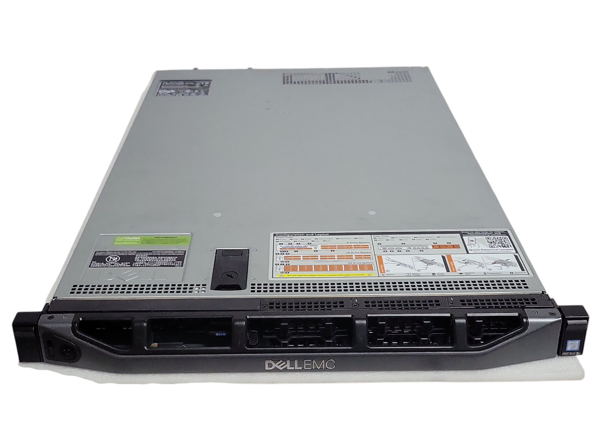 Dell PE R630 1U 8x2.5", 2x Xeon E5-2680v4 2.40GHz 14C, 16GB DDR4, PERC H730 Mini