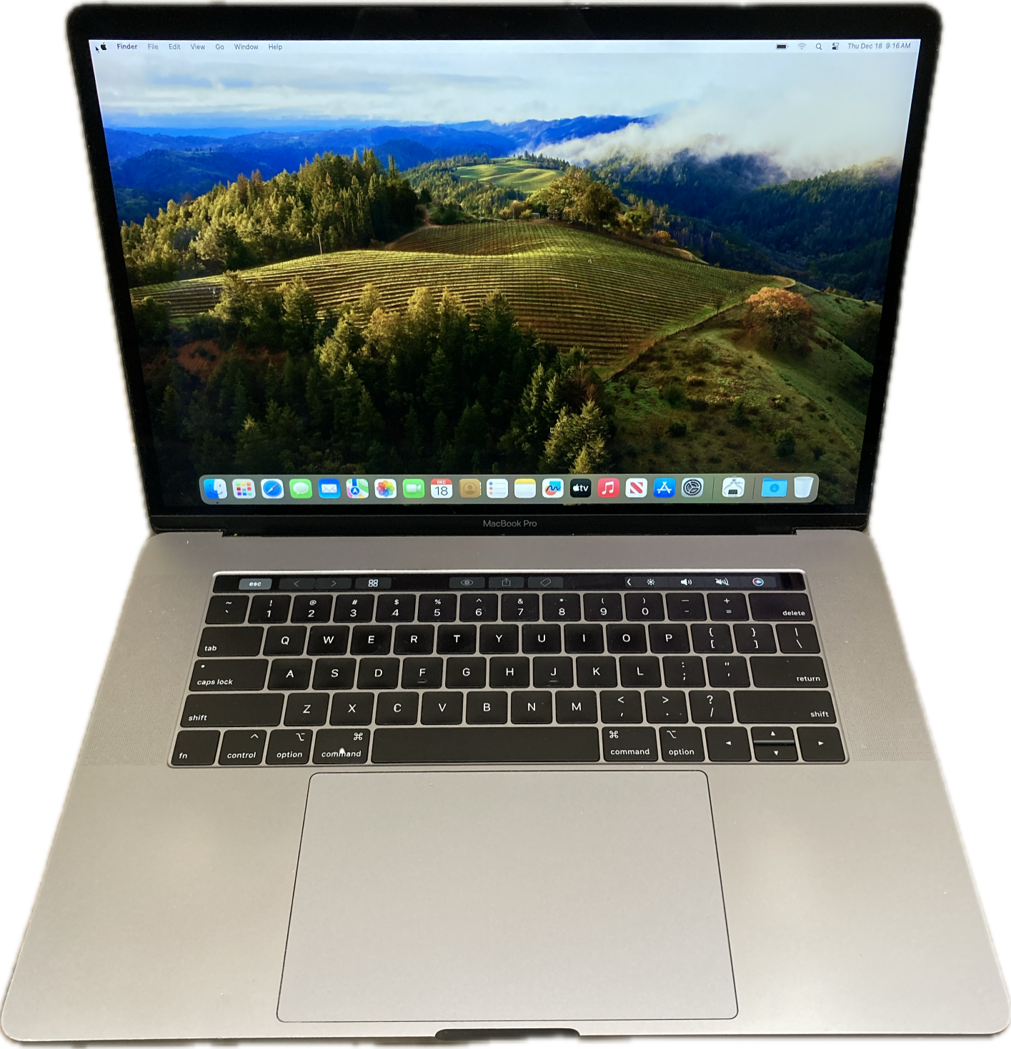 Apple MacBook Pro 15" 2019 i9-9880H 32GB RAM 512SSD Radeon Pro 560X READ!