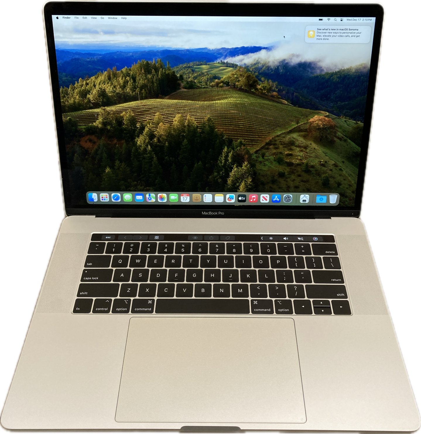 Apple MacBook Pro 15 2018 i7 8750H 32GB RAM 512SSD Radeon Pro 555X GPU READ