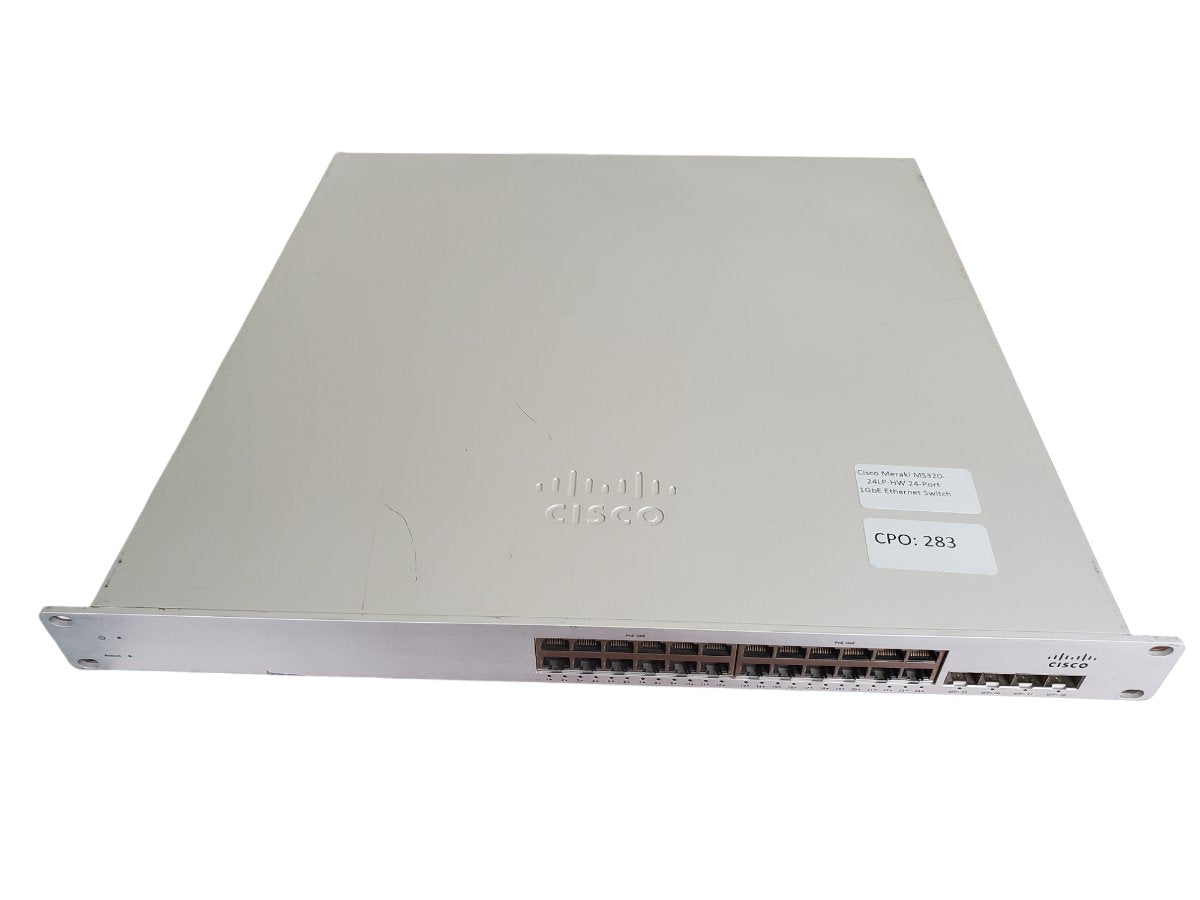 Cisco Meraki MS320-24LP-HW 24-Port 1GbE Ethernet Switch
