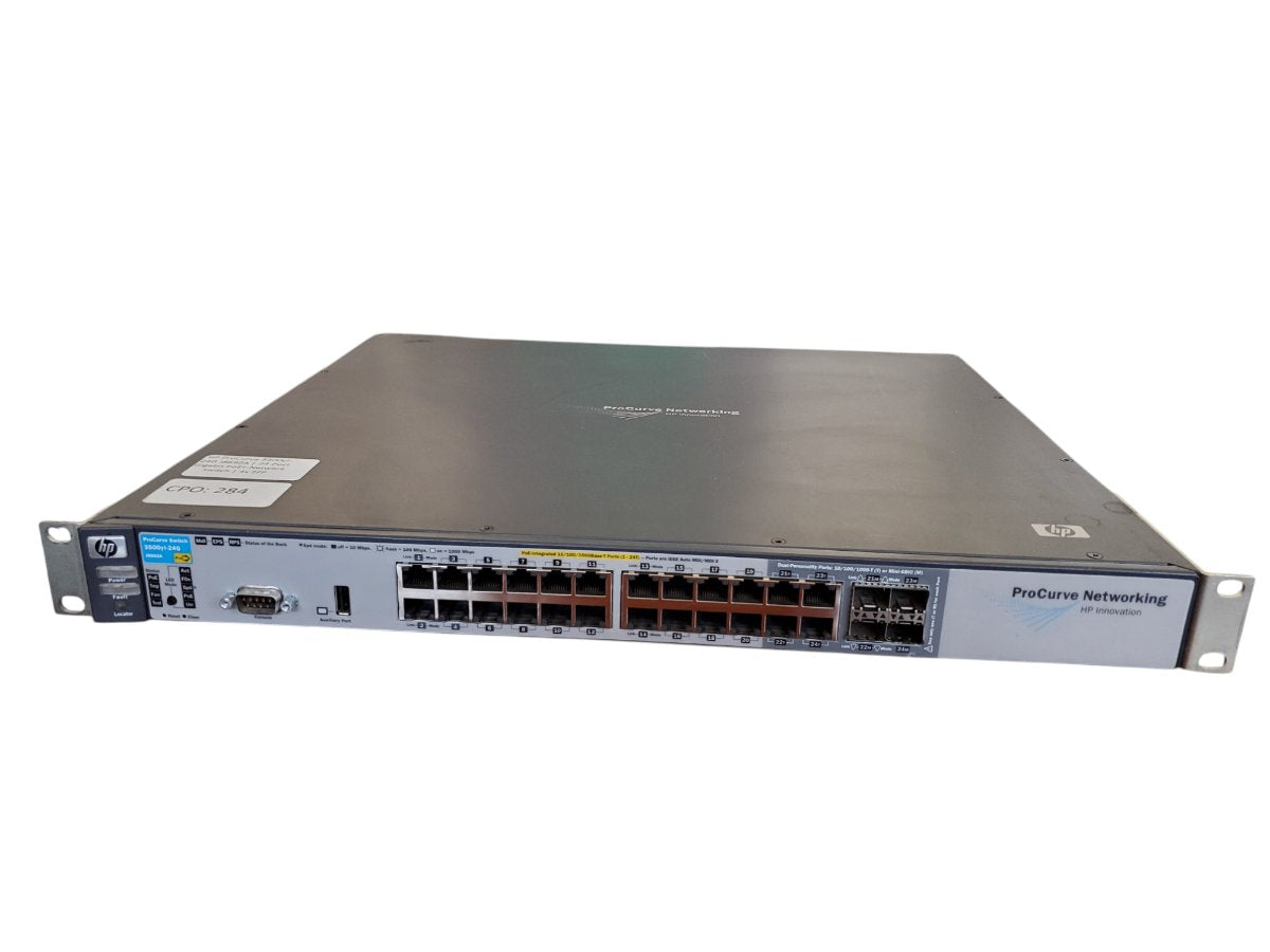 HP ProCurve 3500yl-24G J8692A | 24-Port Gigabit PoE+ Network Switch | 4x SFP 
